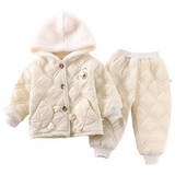 Ensemble Hiver pour Enfants avec Veste à Capuche + Pantalon