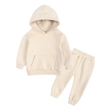 Ensemble Molleton Enfant à Capuche – Uni et Confortable