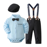 Ensemble Costume Bébé Gentleman avec Body à Manches Longues
