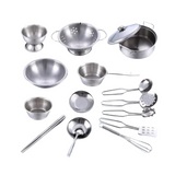 Mini Cuisine Enfant en Acier Inoxydable Bambino