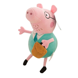 Famille Cochon en Peluche pour Enfants