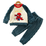 Pyjama Polaire Enfant Hiver – Motif Héros Araignée