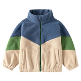 Veste Enfant Unisexe à Col Roulé en Laine