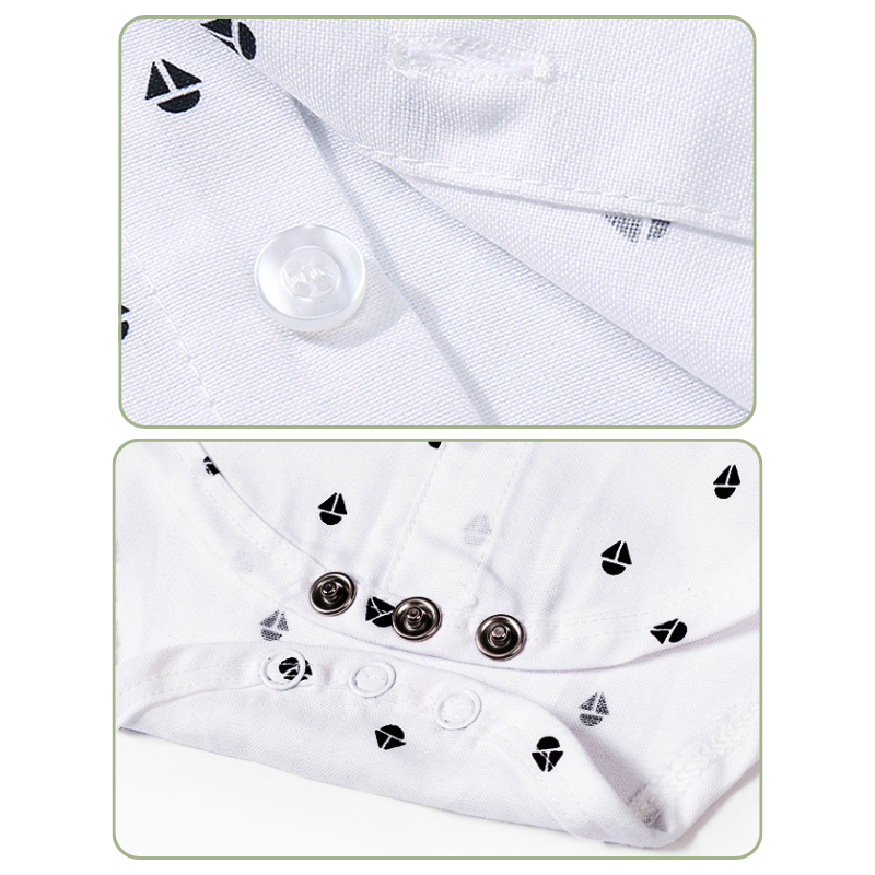 Ensemble Costume Bébé Garçon avec Pantalon à Bretelles, Body Chemise et Béret – Tenue de Cérémonie