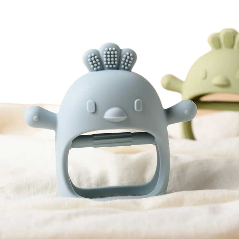 Anneau de Dentition en Silicone Antibactérien – Nouveau-Né Bambino