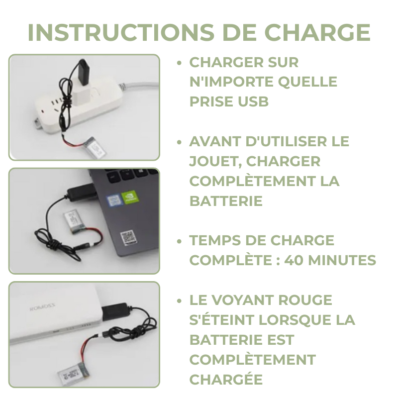 Avion Militaire Télécommandé - Indestructible