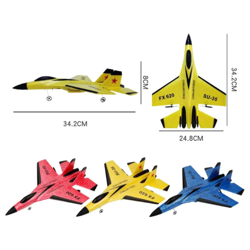 Avion Militaire Télécommandé - Indestructible