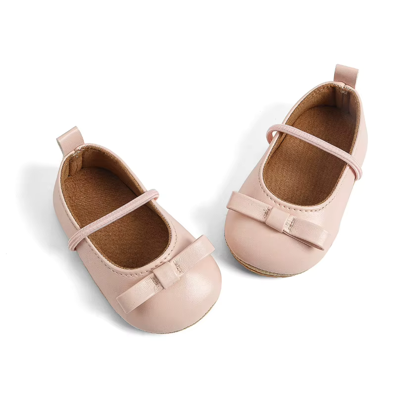Ballerines Bébé Fille à Nœud – Chaussures Élégantes
