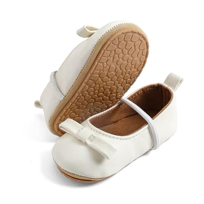 Ballerines Bébé Fille à Nœud – Chaussures Élégantes