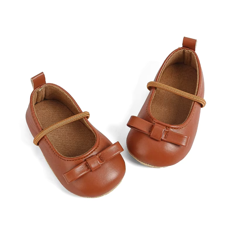 Ballerines Bébé Fille à Nœud – Chaussures Élégantes