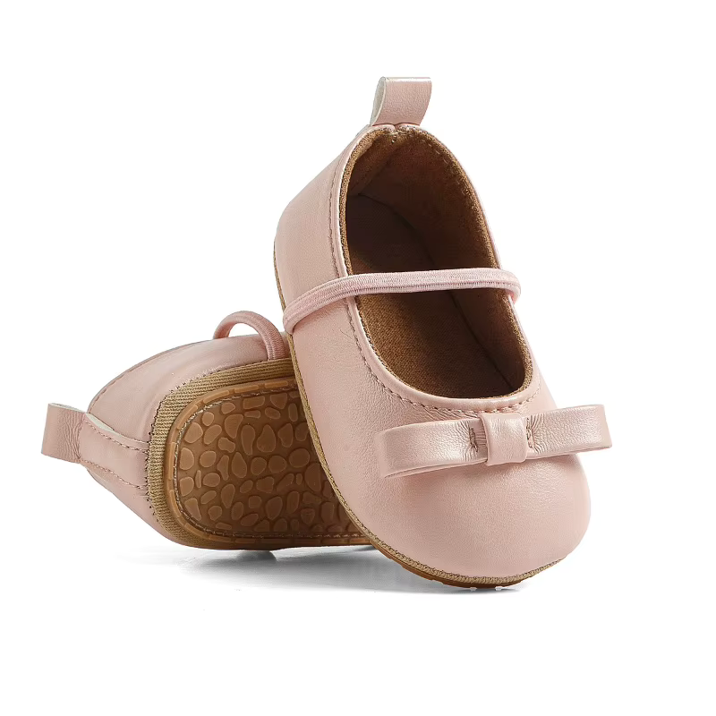 Ballerines Bébé Fille à Nœud – Chaussures Élégantes