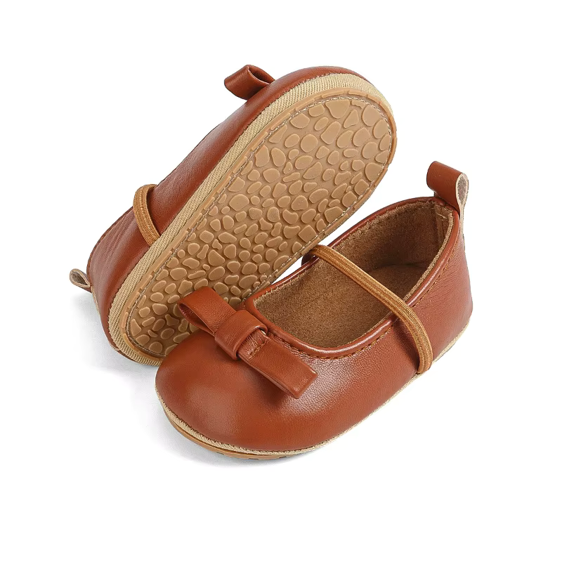 Ballerines Bébé Fille à Nœud – Chaussures Élégantes