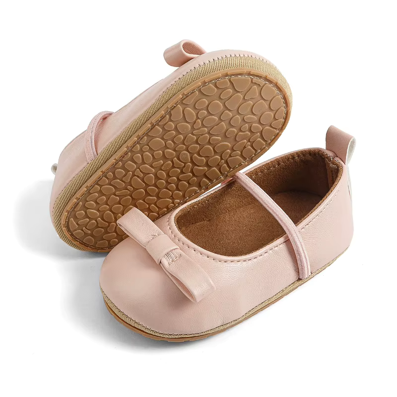 Ballerines Bébé Fille à Nœud – Chaussures Élégantes