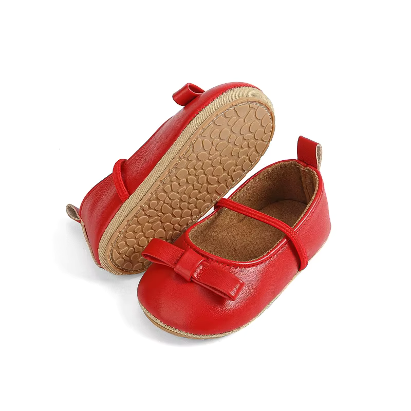 Ballerines Bébé Fille à Nœud – Chaussures Élégantes