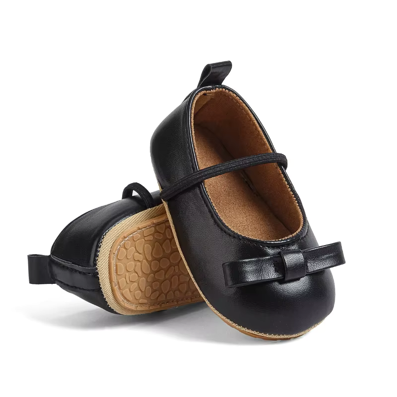Ballerines Bébé Fille à Nœud – Chaussures Élégantes