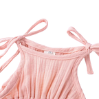 Barboteuse Bébé Fille en Gaze de Coton – Été