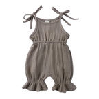 Barboteuse Bébé Fille en Gaze de Coton – Été