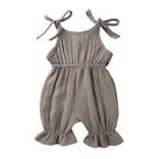 Barboteuse Bébé Fille en Gaze de Coton – Été