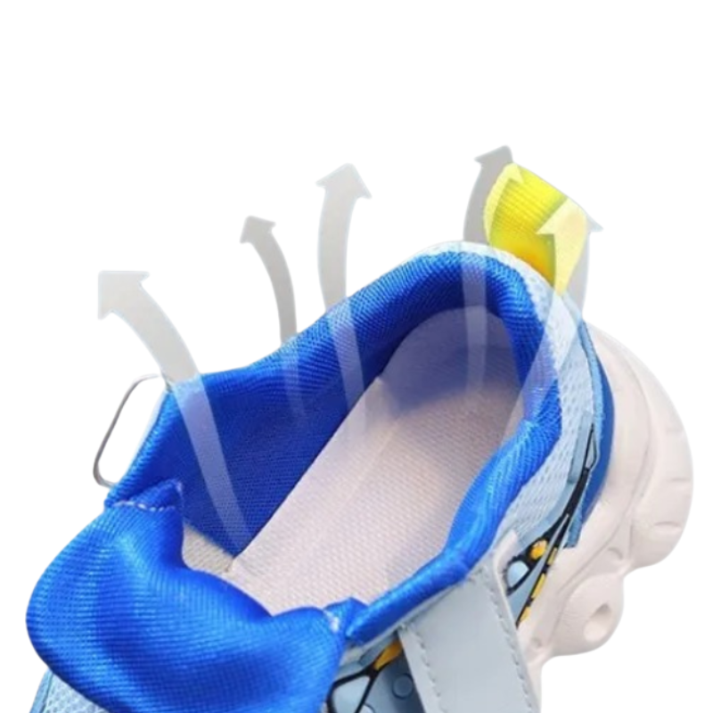 Baskets Dino LED Enfant Bambino
