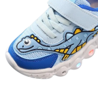 Baskets Dino LED Enfant Bambino