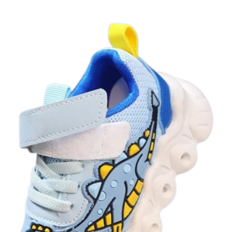 Baskets Dino LED Enfant Bambino