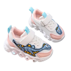 Baskets Dino LED Enfant Bambino