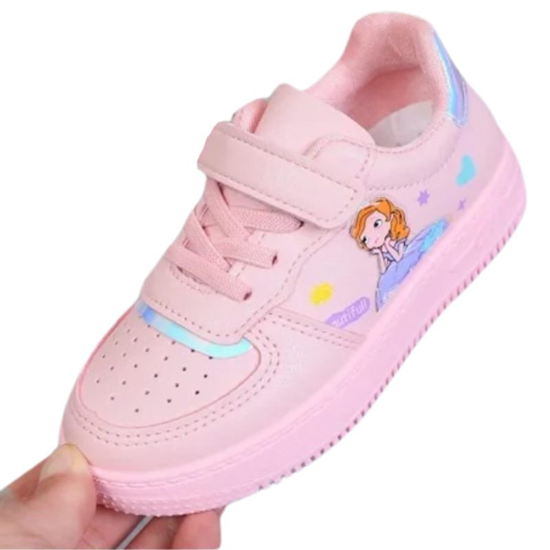 Baskets Enfant Fille à Scratch – Motif Princesse Douce