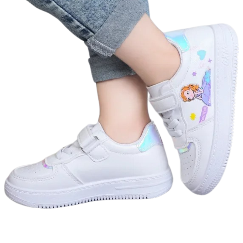 Baskets Enfant Fille à Scratch – Motif Princesse Douce