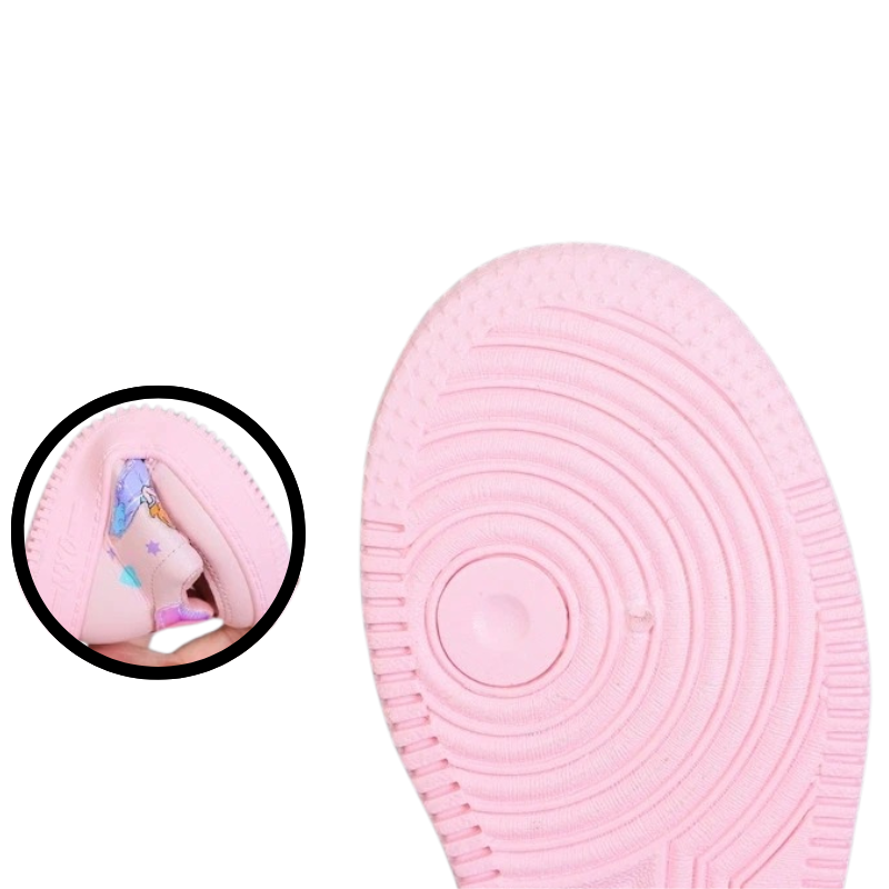 Baskets Enfant Fille à Scratch – Motif Princesse Douce