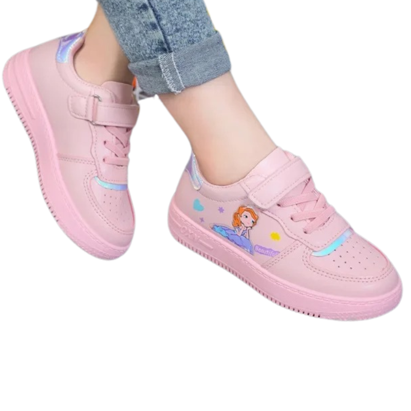 Baskets Enfant Fille à Scratch – Motif Princesse Douce
