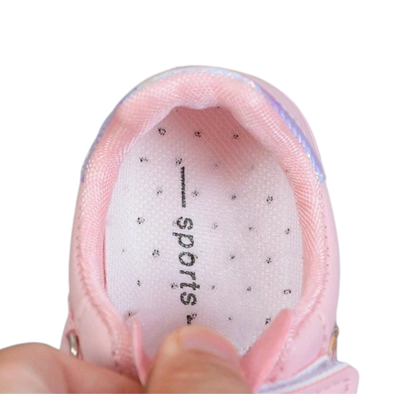 Baskets Enfant Fille à Scratch – Motif Princesse Douce