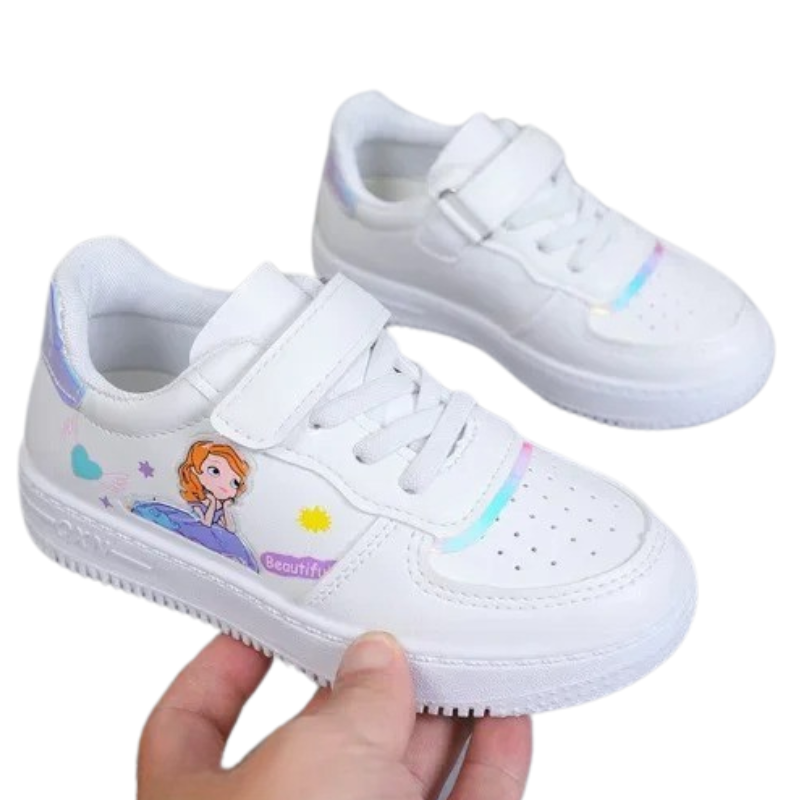 Baskets Enfant Fille à Scratch – Motif Princesse Douce