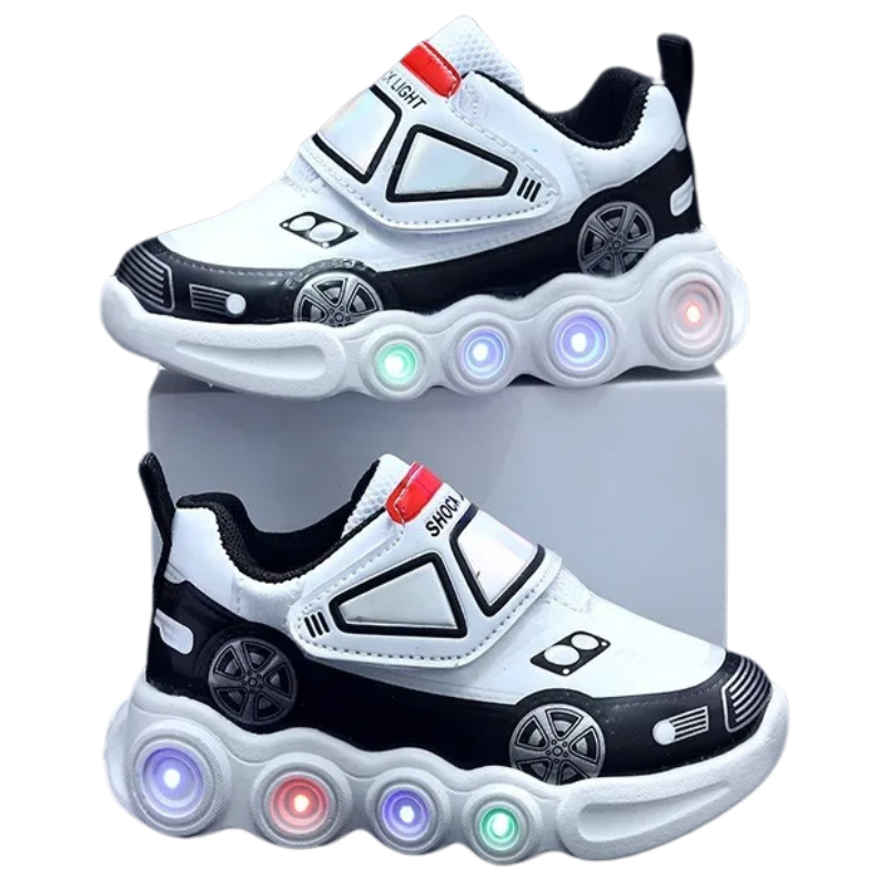 Baskets Enfant Garçon LED à Scratch