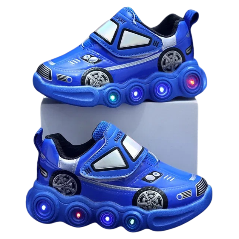 Baskets Enfant Garçon LED à Scratch