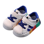 Baskets Enfant Blanches – Souris Cartoon Colorée