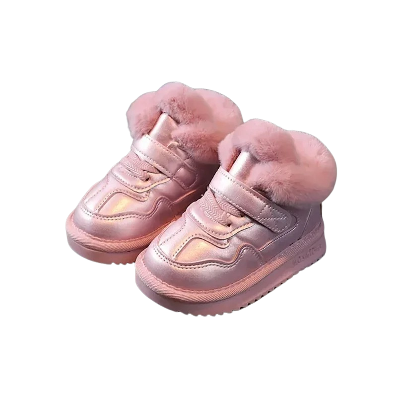 Baskets Enfant Unisexe avec Doublure en Peluche