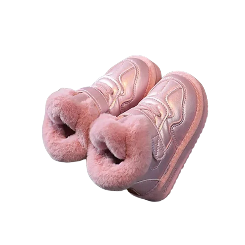 Baskets Enfant Unisexe avec Doublure en Peluche