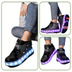 Baskets Enfant à Roulettes avec LED Rechargeables – Sport & Loisirs