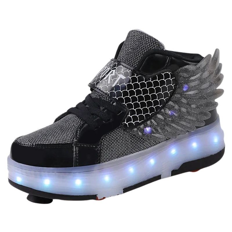 Baskets Enfant à Roulettes avec LED Rechargeables – Sport & Loisirs