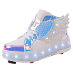 Baskets Enfant à Roulettes avec LED Rechargeables – Sport & Loisirs