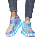 Baskets Enfant à Roulettes avec LED Rechargeables – Sport & Loisirs