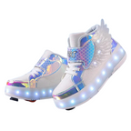 Baskets Enfant à Roulettes avec LED Rechargeables – Sport & Loisirs
