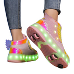 Baskets Enfant à Roulettes avec LED Rechargeables – Sport & Loisirs