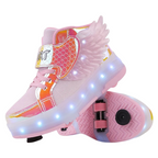 Baskets Enfant à Roulettes avec LED Rechargeables – Sport & Loisirs