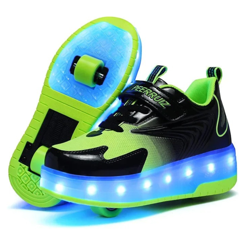 Baskets Enfant à Roulettes avec Lumières LED Rechargeables – Modèle Peerruiz