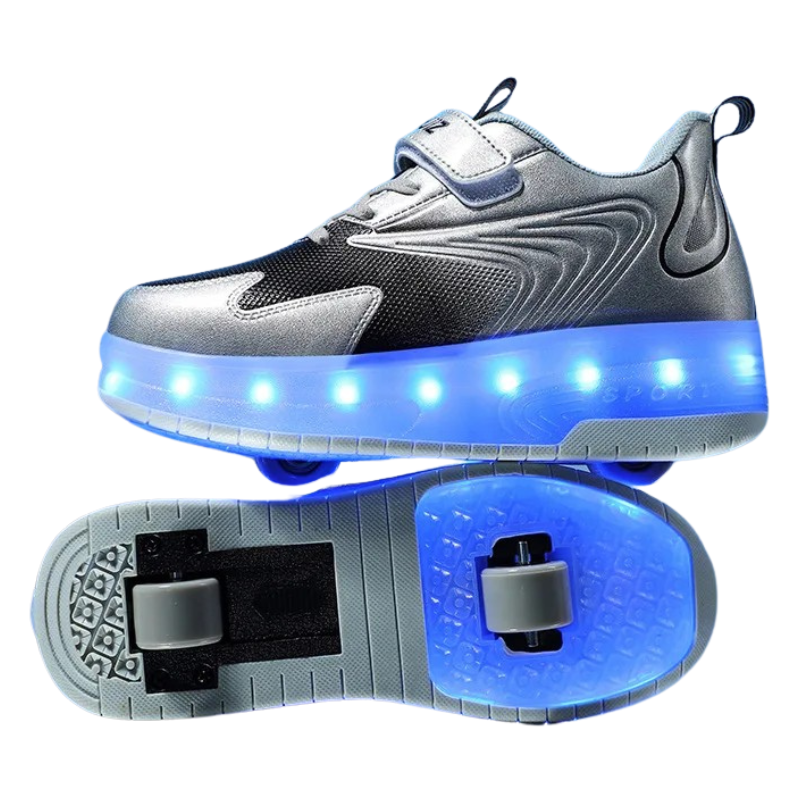 Baskets Enfant à Roulettes avec Lumières LED Rechargeables – Modèle Peerruiz