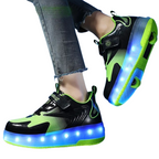 Baskets Enfant à Roulettes avec Lumières LED Rechargeables – Modèle Peerruiz