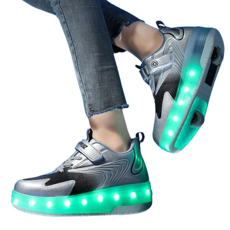 Baskets Enfant à Roulettes avec Lumières LED Rechargeables – Modèle Peerruiz