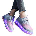Baskets Enfant à Roulettes avec Lumières LED Rechargeables – Modèle Peerruiz