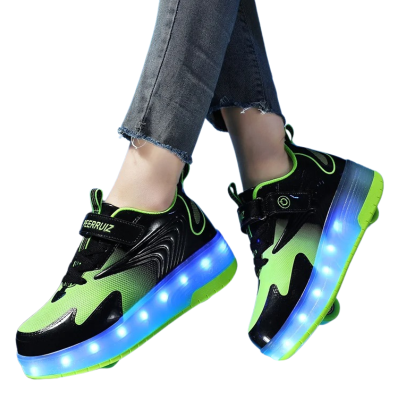 Baskets Enfant à Roulettes avec Lumières LED Rechargeables – Modèle Peerruiz